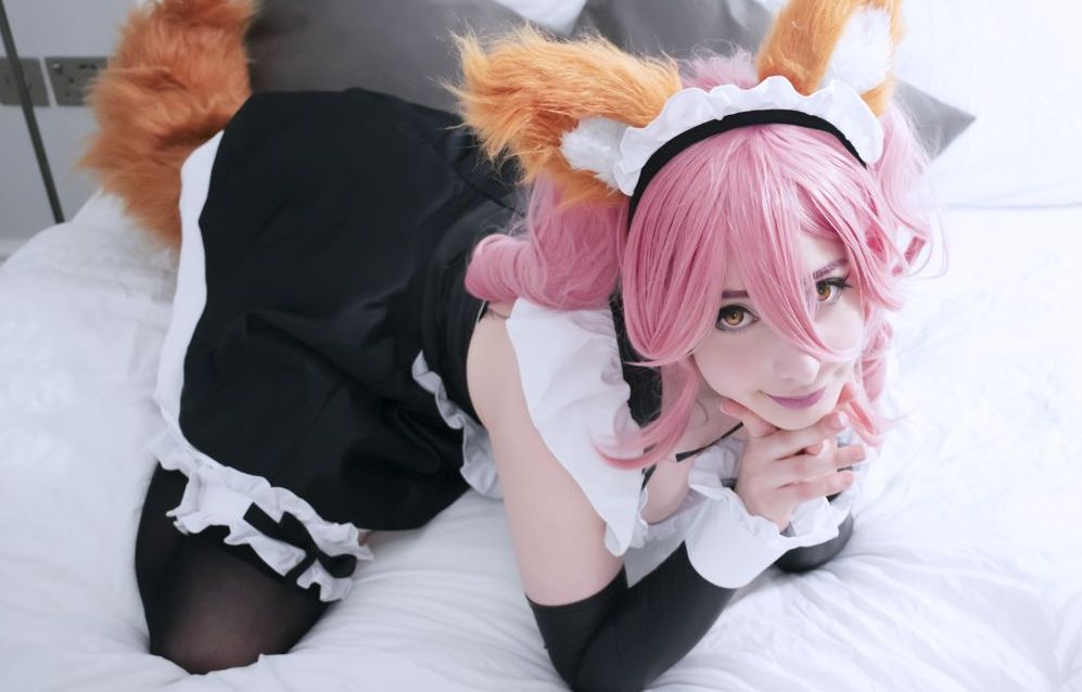 [Mikomi Hokina] Tamamo Maid + Lingerie Set