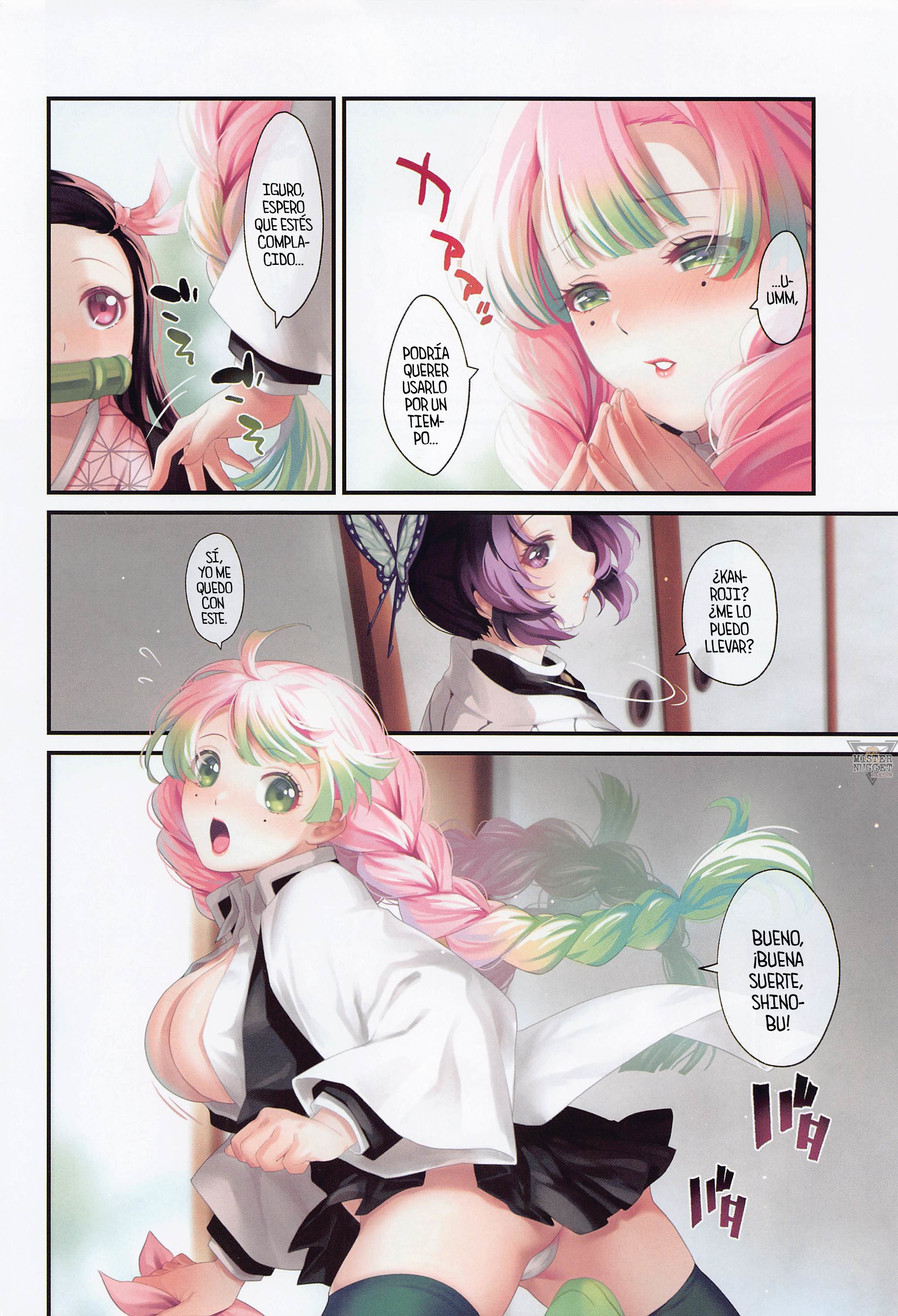 Nezuko_kamado Shinobu_kochou mitsuri kanroji hentai Kimetsu no Yaiba